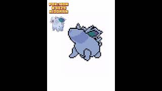 Pixelart time-lapse of Nidoran #pixelart #pixel #pokemon#timelapse #nidoran