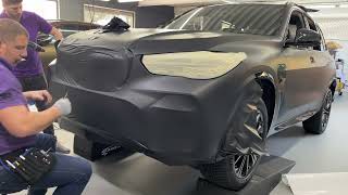 front bumper wrapping BMW X5 2020