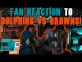 Miami Dolphins Fan Reaction To Dolphins Vs Browns!