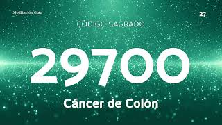 Codigo Sagrado 29700 | Cancer de Colon