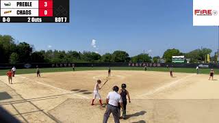 2023 CLASS B STATE 18U:  PREBLE HORNET STING VS CHAOS FASTPITCH