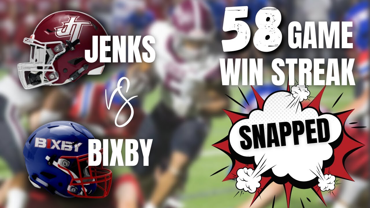 Jenks vs Bixby Highlights 2022 58 game win streak ends YouTube