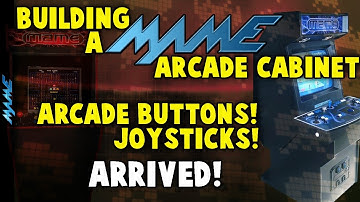 Building A MAME Arcade Cabinet - Arcade Buttons & Joysticks Arrived!