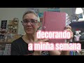 Decorando a Minha Semana 01/26 #planner #papelaria 