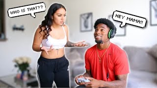 Gaming With Girls Online To See How My Girlfriend Reacts Hilarious