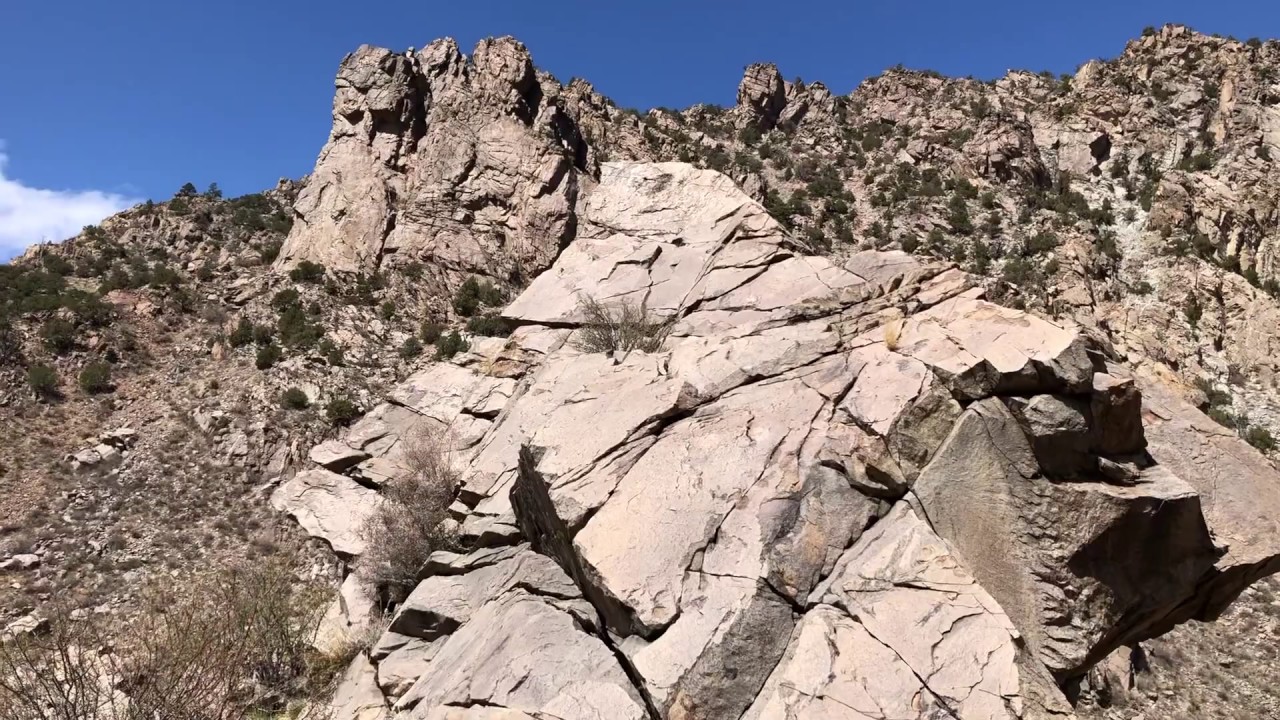 Pinnacle Rock in Bighorn Sheep Canyon (Fremont County, CO)
