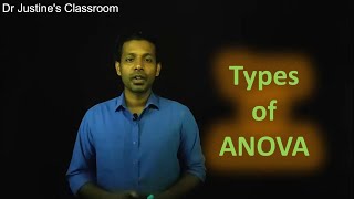 Class 17: Types of ANOVA || NET Preparation || Dr.Justine's Classroom