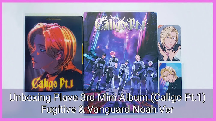 Unboxing PLAVE 플레이브 3rd mini album || Caligo Pt.1 || Fugitive and Vanguard Noah version