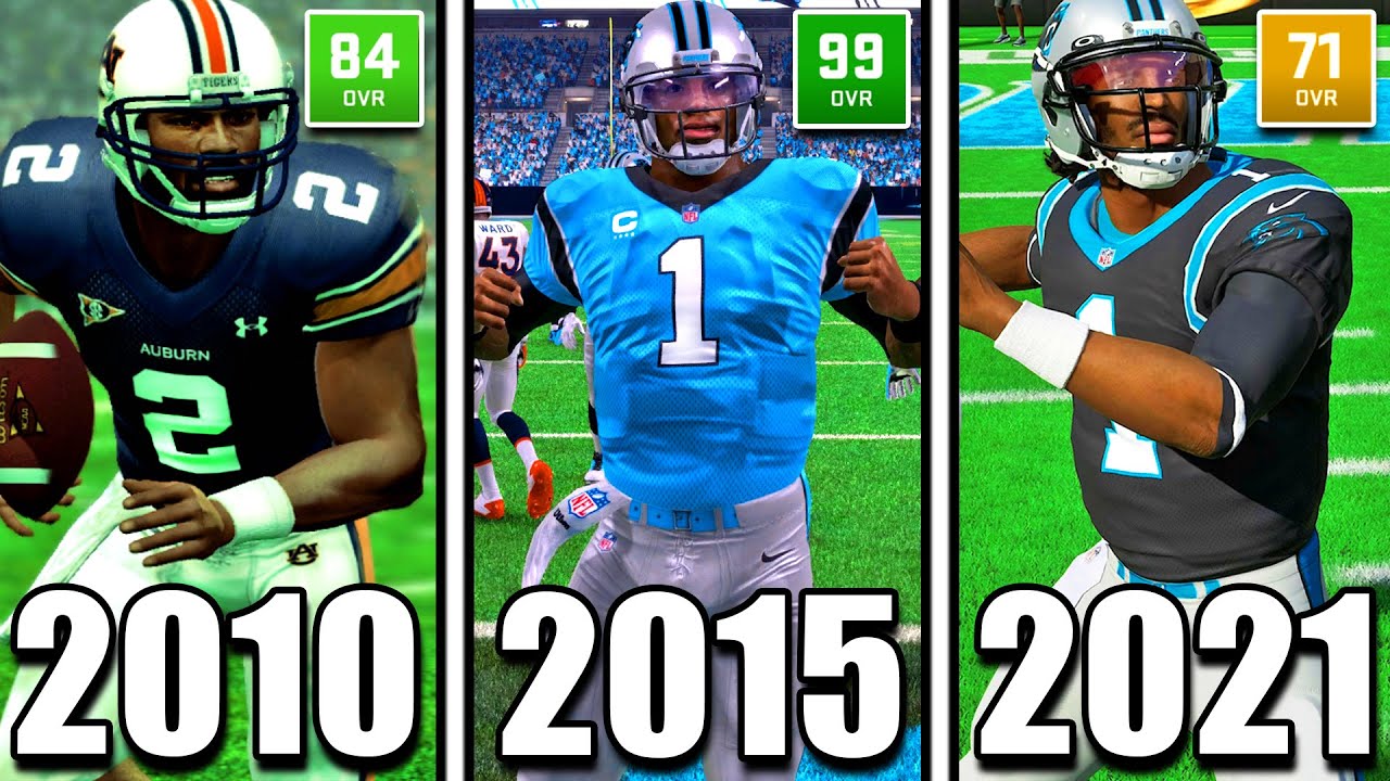 Scoring A Touchdown with Cam Newton in EVERY Football Game! NCAA 08 -  Madden 22 - YouTube