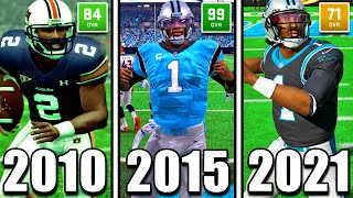 Scoring A Touchdown with Cam Newton in EVERY Football Game! NCAA 08  Madden 22