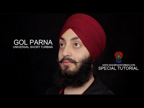 Gol Parna | Universal Short Turban | Very Quick Dastar