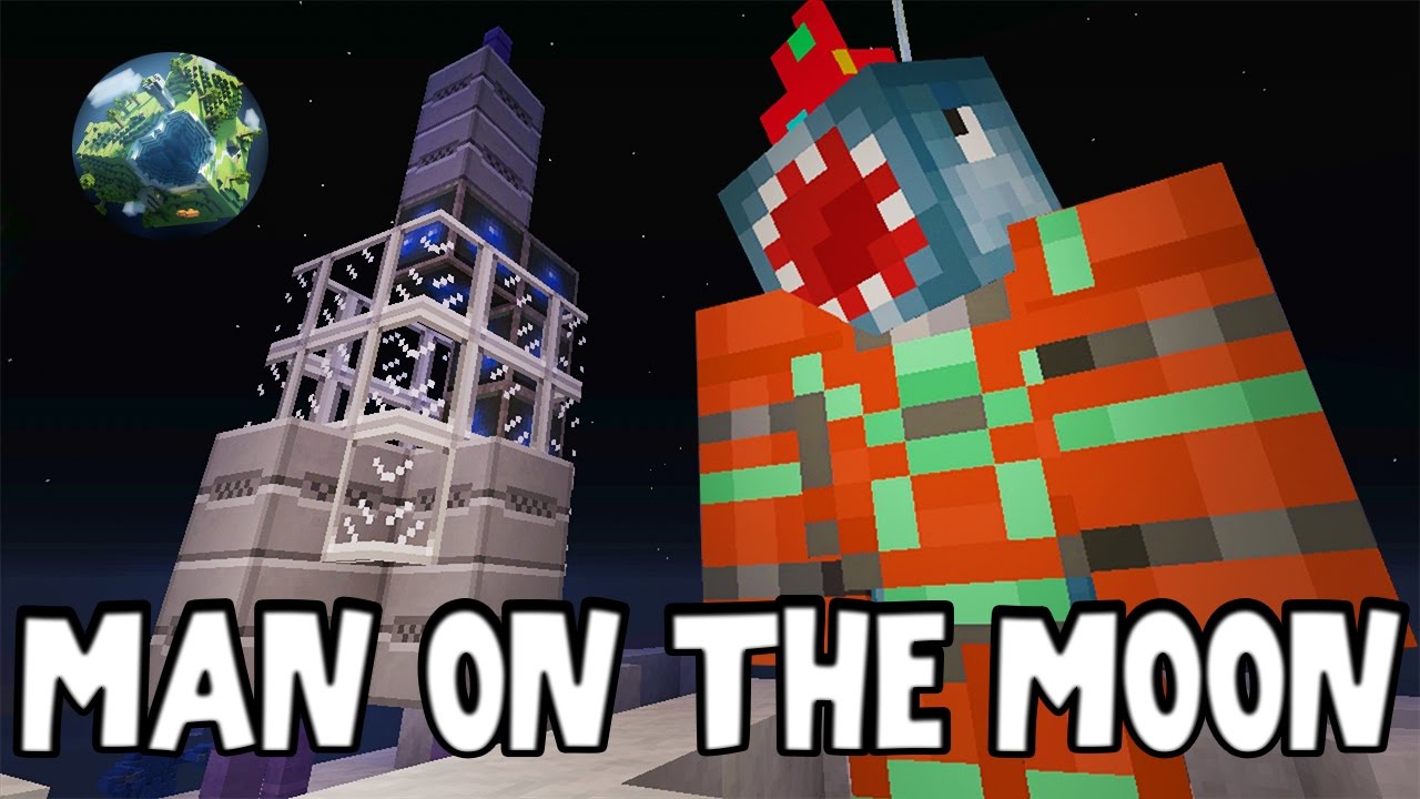 Minecraft Xbox - MAN ON THE MOON?!! - Building Time [#79]