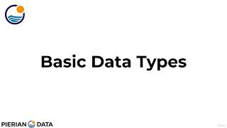 11   Introduction to Python Data Types (Camtasia)