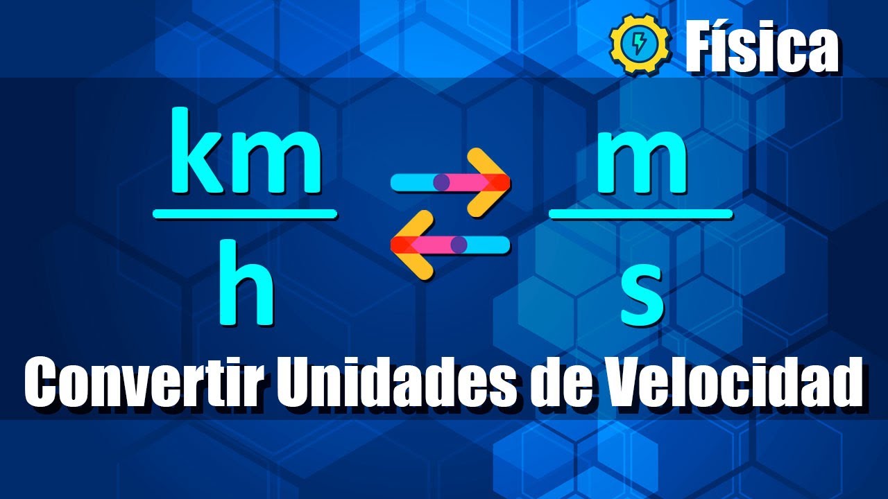 Convertir de km/h a m/s y de m/s a km/h - Ejercicios - YouTube