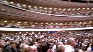 my closest view @ general conference 2011