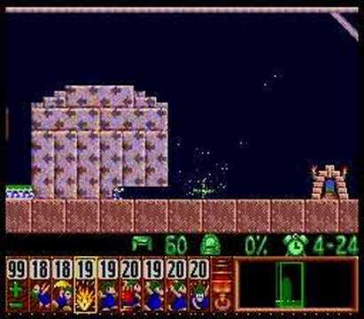 Lemmings - Fun Level 11 Solution
