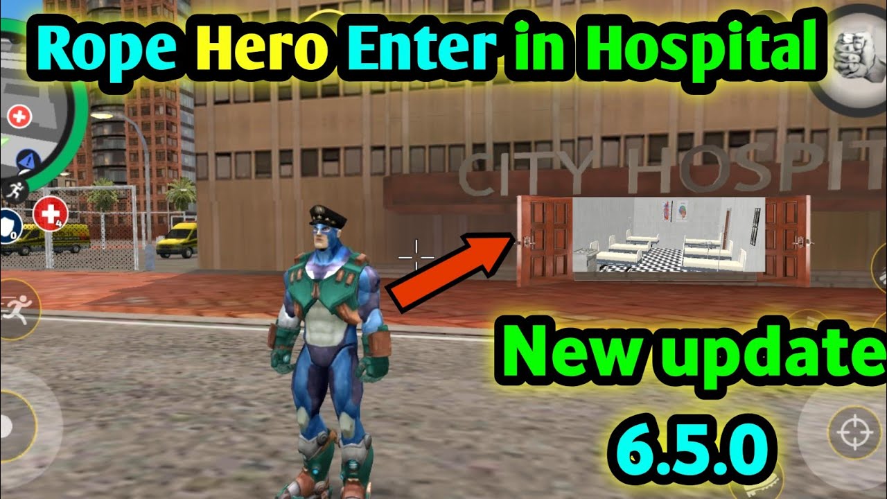 Rope Hero Enter in Hospital | Rope Hero Vice Town || Lucknow Gamerz ...