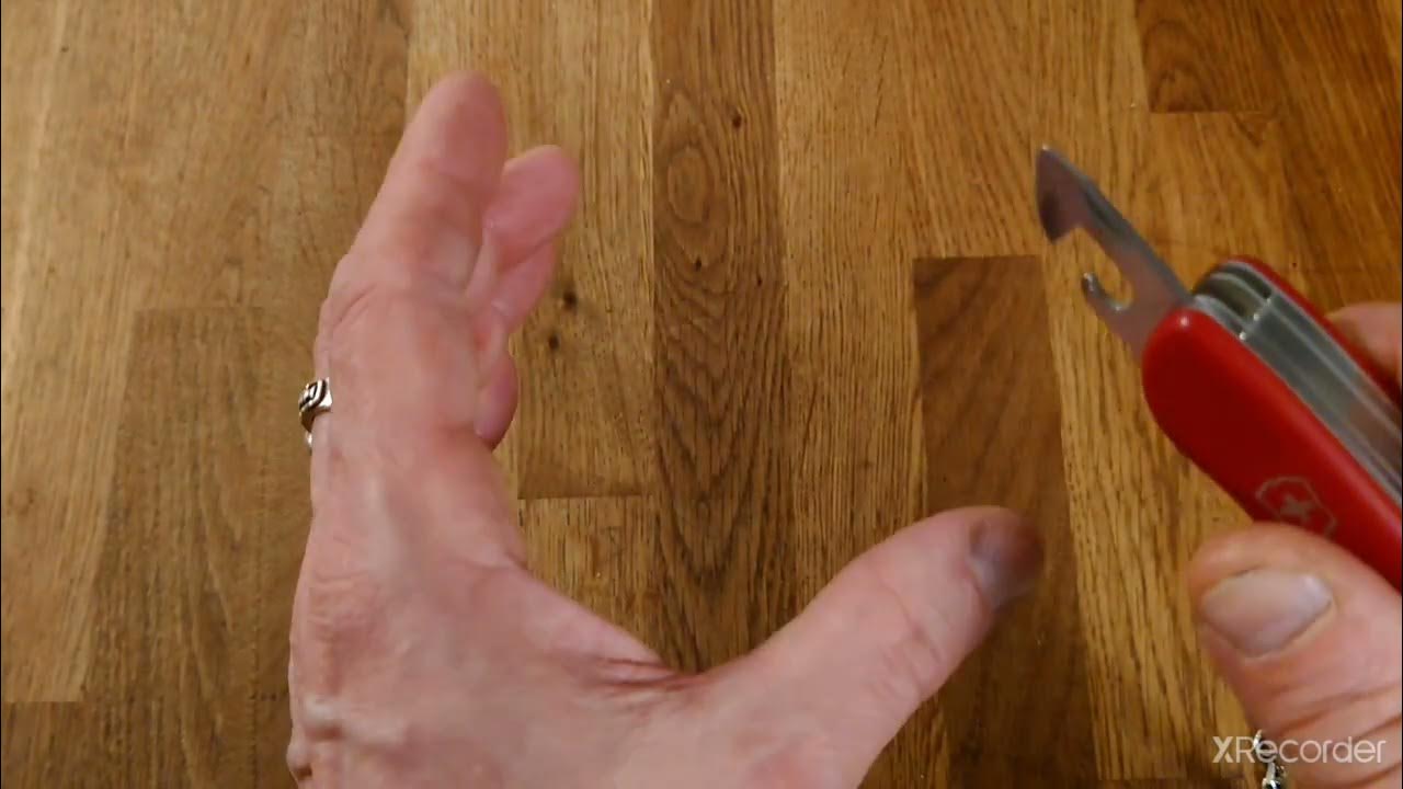 Pocket Knife Can Opener Challenge YouTube
