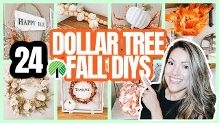 ?TOP 24 ? FALL DECOR DIY Ideas On a Budget DOLLAR TREE Fall DIYS