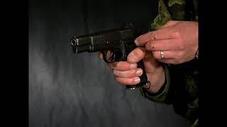 Canadian Forces - Browning Hi-Power Pistol - Function Test