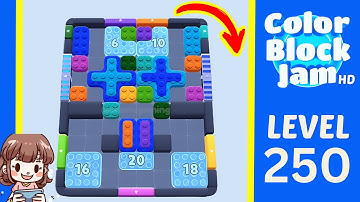 Color Block Jam Level 250 Solution Walkthrough