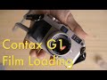 How to load film contax g1  film loading