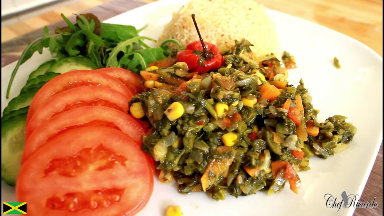 Amazing Dish Coming Soon Best Jamaican Dish Callaloo And Rice & Salad | Recipes By Chef Ricardo | Chef Ricardo Cooking