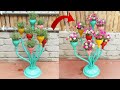 Recycle plastic gardening bottles to grow beautiful Portulaca Mossrose flowers