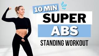 🔥10 Min STANDING ABS🔥DAILY WORKOUT TO LOSE BELLY FAT🔥KNEE FRIENDLY🔥NO REPEATS🔥