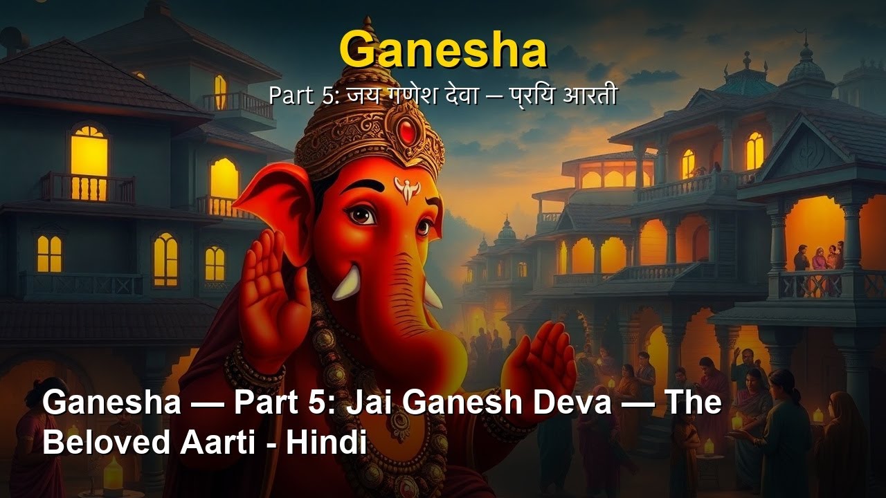 Ganesha — Part 5: Jai Ganesh Deva — The Beloved Aarti - Hindi