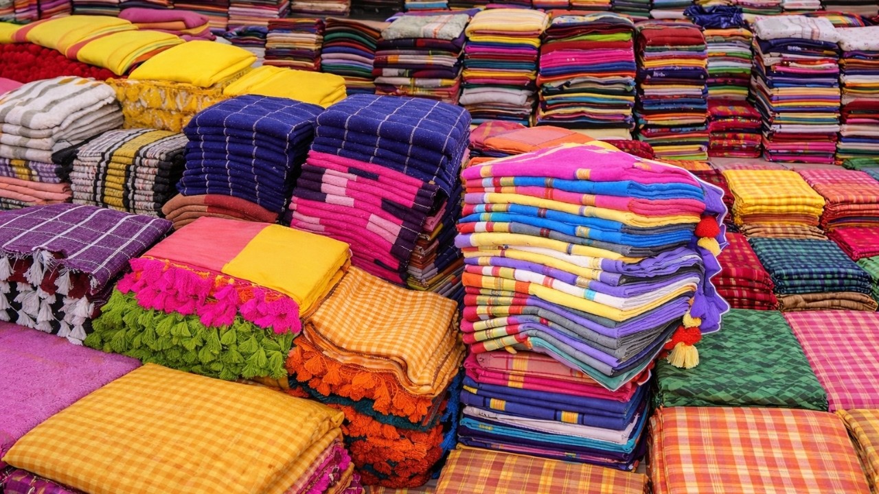 ₹1000ಕ್ಕೆ 20 ಸೀರೆಗಳು | Ilkal Saree Makers | Chickpet Wholesale Market #saree #sarees #kannada