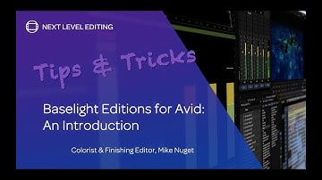Baselight Editions for Avid - An Introduction