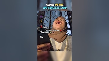 Ranking The Best “Why Is English So Hard” Moments! #ranking #shorts