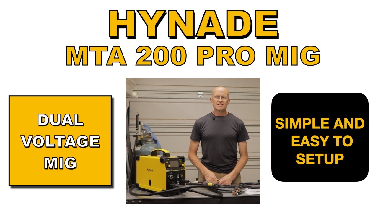 hynade Mig Welder, Mig Welding Machine Dual Voltage 110/220V Gas