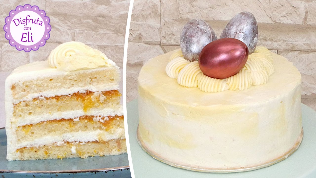 Tarta de Frutas Tropicales con Crema de Chocolate Blanco /Tarta de Pascua