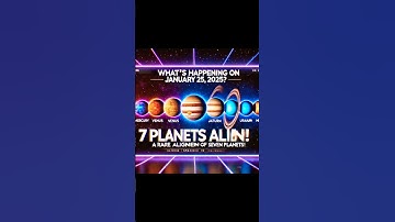 7 Planets Align on January 25, 2025! Rare Cosmic Event You Can