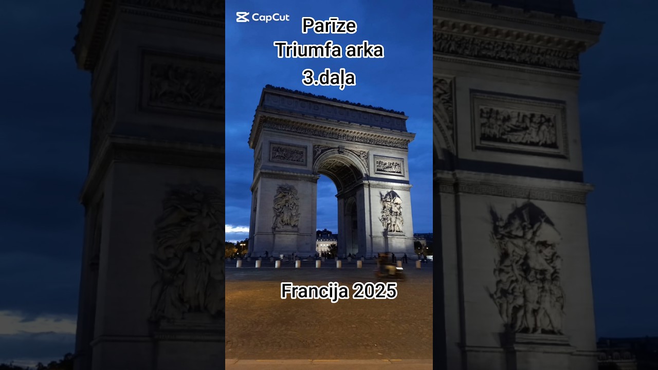 Architecture. Triumfa arka. Parīze 2025. Francija. 