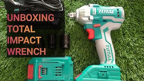 Unboxing Total Impact wrench 20v