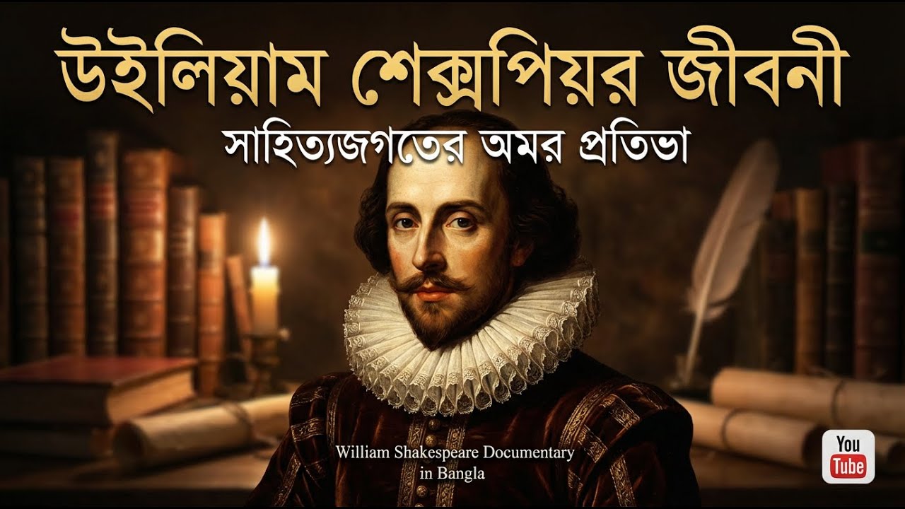উইলিয়াম শেক্সপিয়র জীবনী  সাহিত্যজগতের অমর প্রতিভা  William Shakespeare Documentary in Bangla