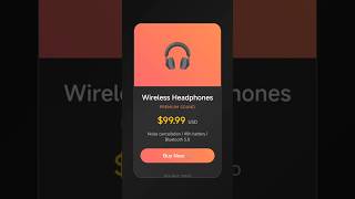 Product Card UI | HTML & CSS Only
