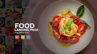 Build Restaurant Landing Page Using HTML CSS And JavaScript | Step by Step | HTML CSS Tutorial | P-1