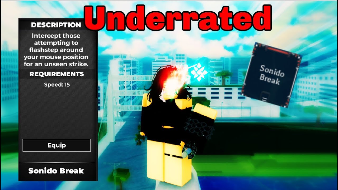 sonido break is UNDERRATED in Type Soul Roblox