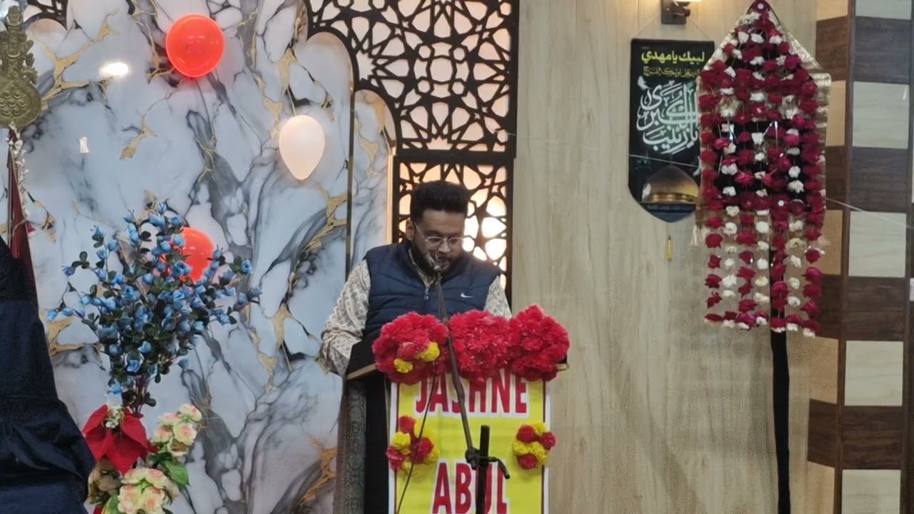 JANAB ABBAS SAHAB | JASHN E ABUL FAZLIL Abbas (A.S.)| BARGAH E SANI E ZEHRA (S.A )