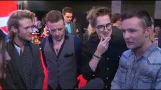 McFly tell Miley Cyrus to get more naked (Interview at Pride of Britain 2013)