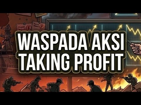 WASPADA TAKING PROFIT! EMAS MULAI MELANDAI MALAM INI , JANGAN SEROK SEKARANG