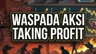 BEWARE OF PROFIT TAKING! GOLD STARTS TO SLOW TONIGHT, DON'T SCOOP IT UP NOW