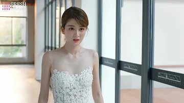 FULL| The CEO begged the girl to model, but her beauty in the wedding gown left him speechless!