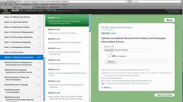 SECOR Audit Tool Intro