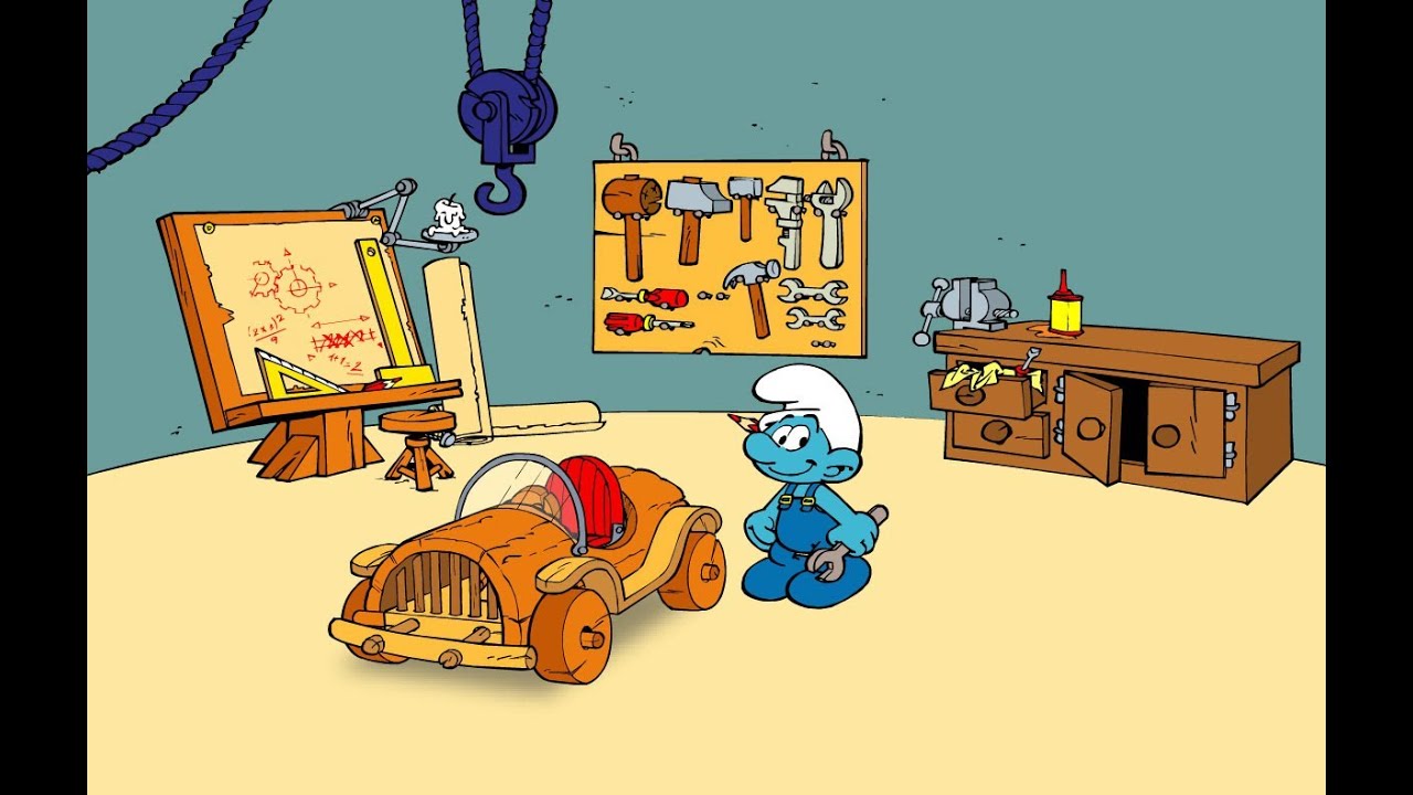 Smurfs Handy Car Games Movies for kids YouTube