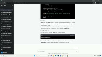 How to read a URL from a text file in python and return its content in a JSON format